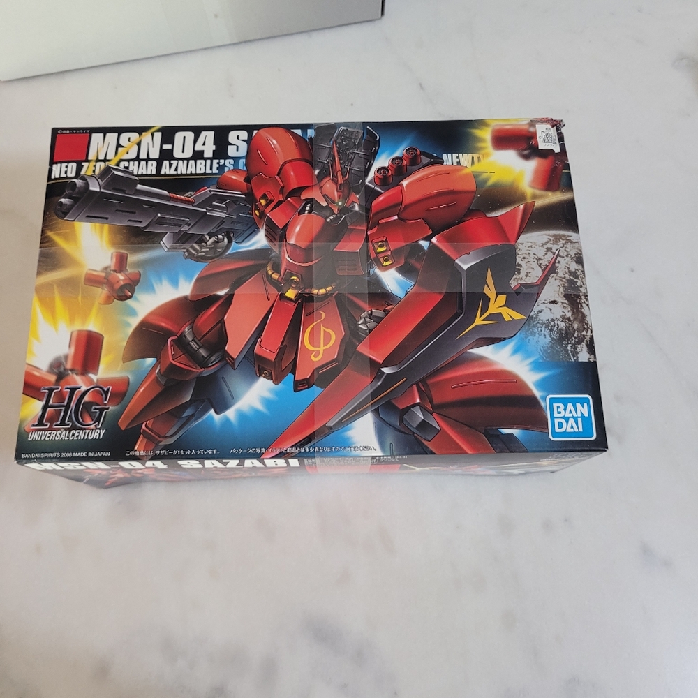 New Bandai MSN-04 Sazabi, 1/144 Scale Model Kit